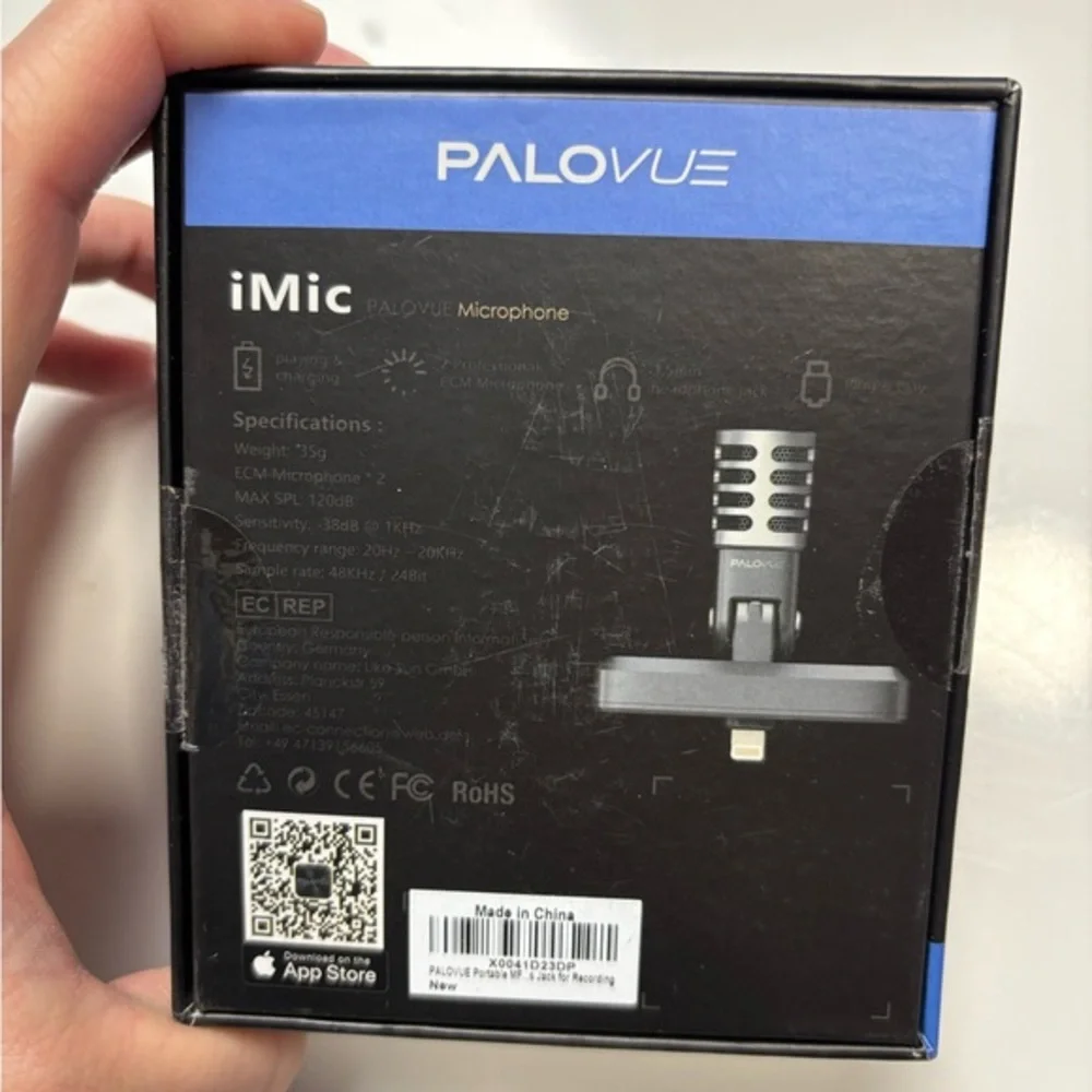 Palovue iMic portable‎ microphone